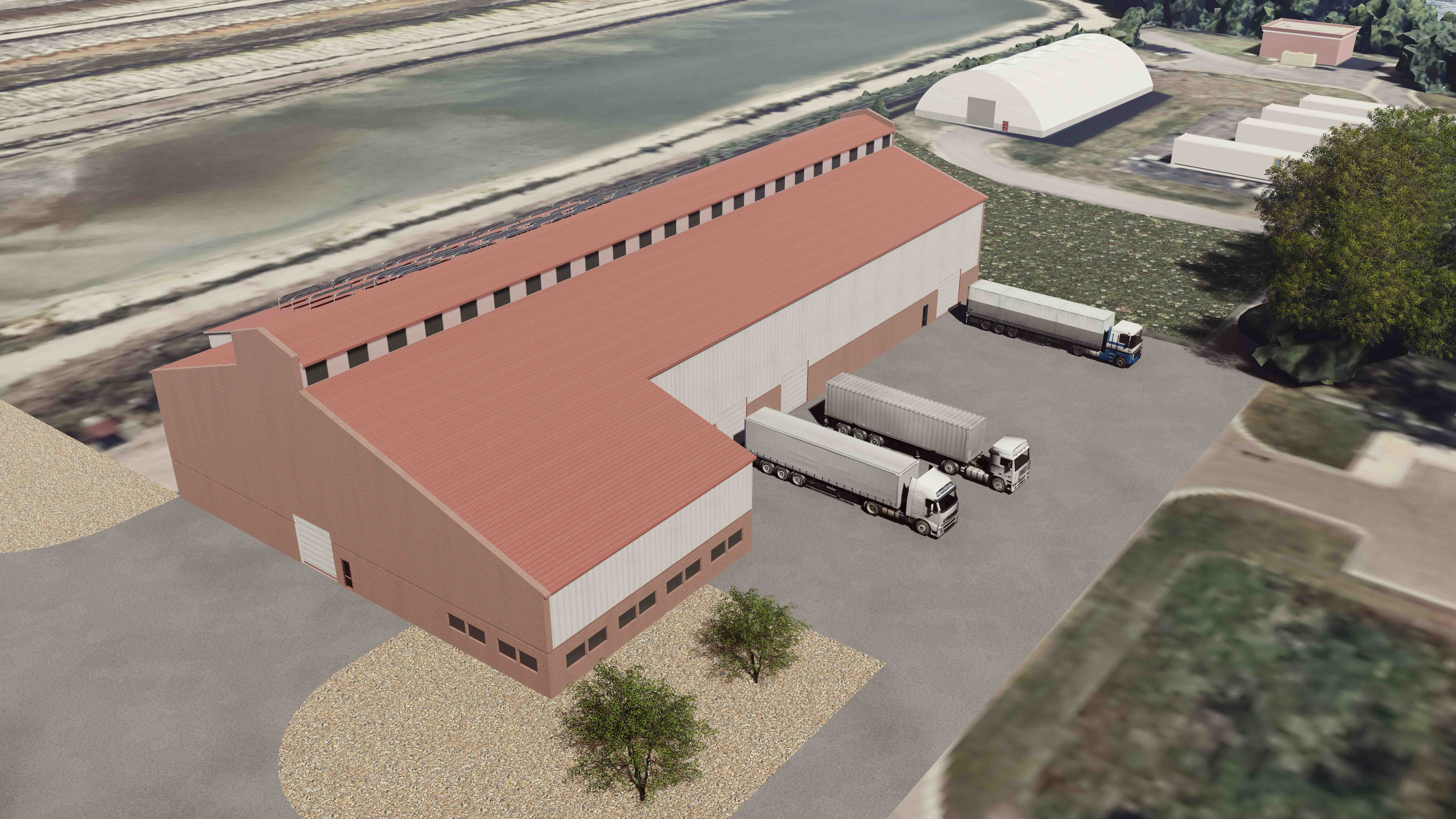 3D Rendering of Fridley Building